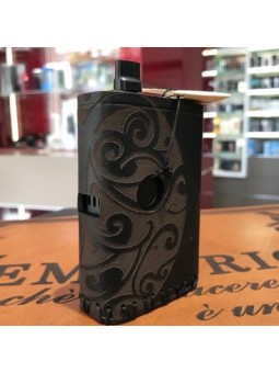 Billet Box COVER IN LEATHER by Cover for Vapers - MAORI BLACK