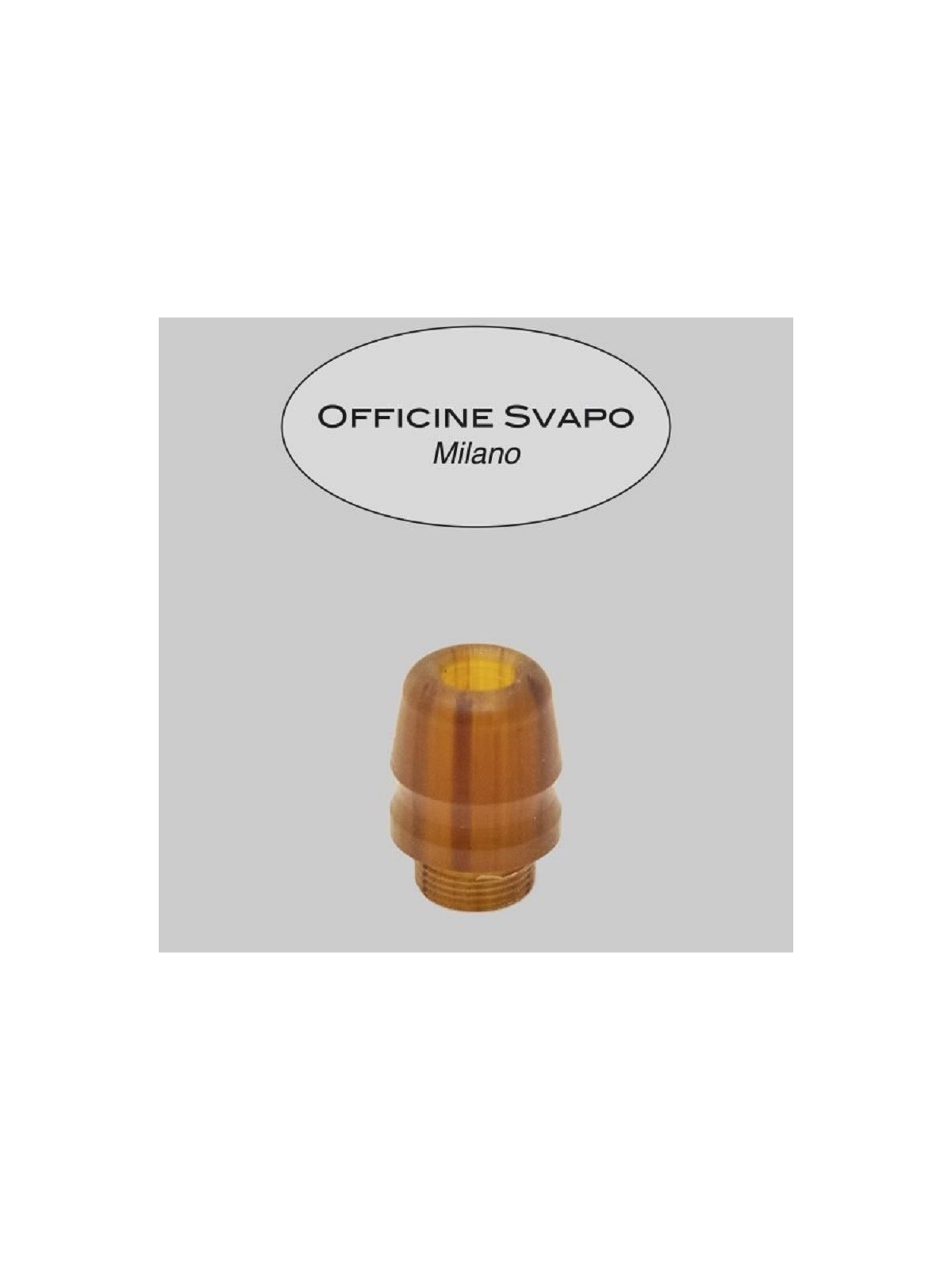 Officine Svapo Collection ROCHE DRIP TIP AVEC VIS Méthacrylate - Ambre