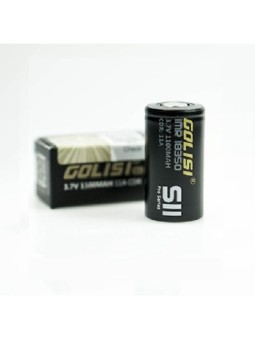 18350 - GOLISI S11 IMR 1100mAh 11A PROTECTED - Flat top