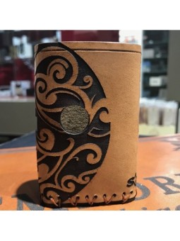 Billet Box COVER IN LEATHER von Cover for Vapers - MAORI INVESTIGATED