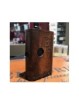 Billet Box COVER IN LEATHER von Cover for Vapers - OLD BROWN LOGO