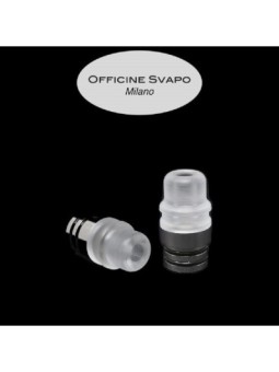 Officine Svapo Collection DRIP TIP KING A VITE Metacrilato - Trasparente