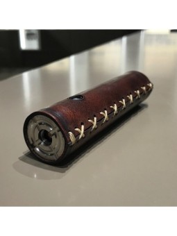 Dicodes - Dani Extreme V3 60W L 18650 - 22mm COVER IN CUOIO by Cover per Svapatori - OLD BROWN