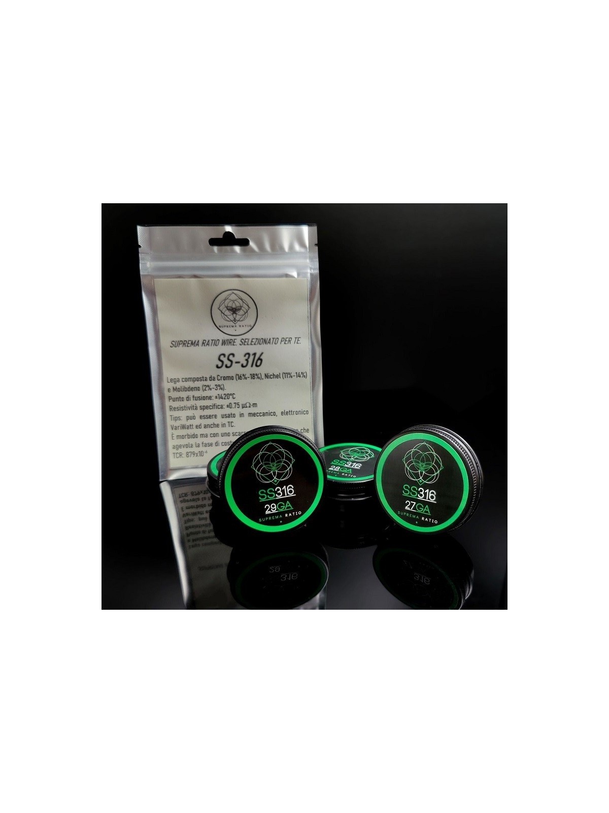 Suprema Ratio - FILO RESISTIVO ACCIAIO 316 24/32ga - 10m