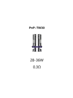 Voopoo - Vinci / Drag / Argus Pod Mod RESISTENZE PNP TW30 0.3ohm - PACK 5 PEZZI