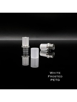 The Vaping Gentlemen Club - DRIP TIP 21 COMPLETO - White Frosted PETG