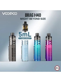 Voopoo - DRAG H40 KIT 1500mAh 40W 5ml