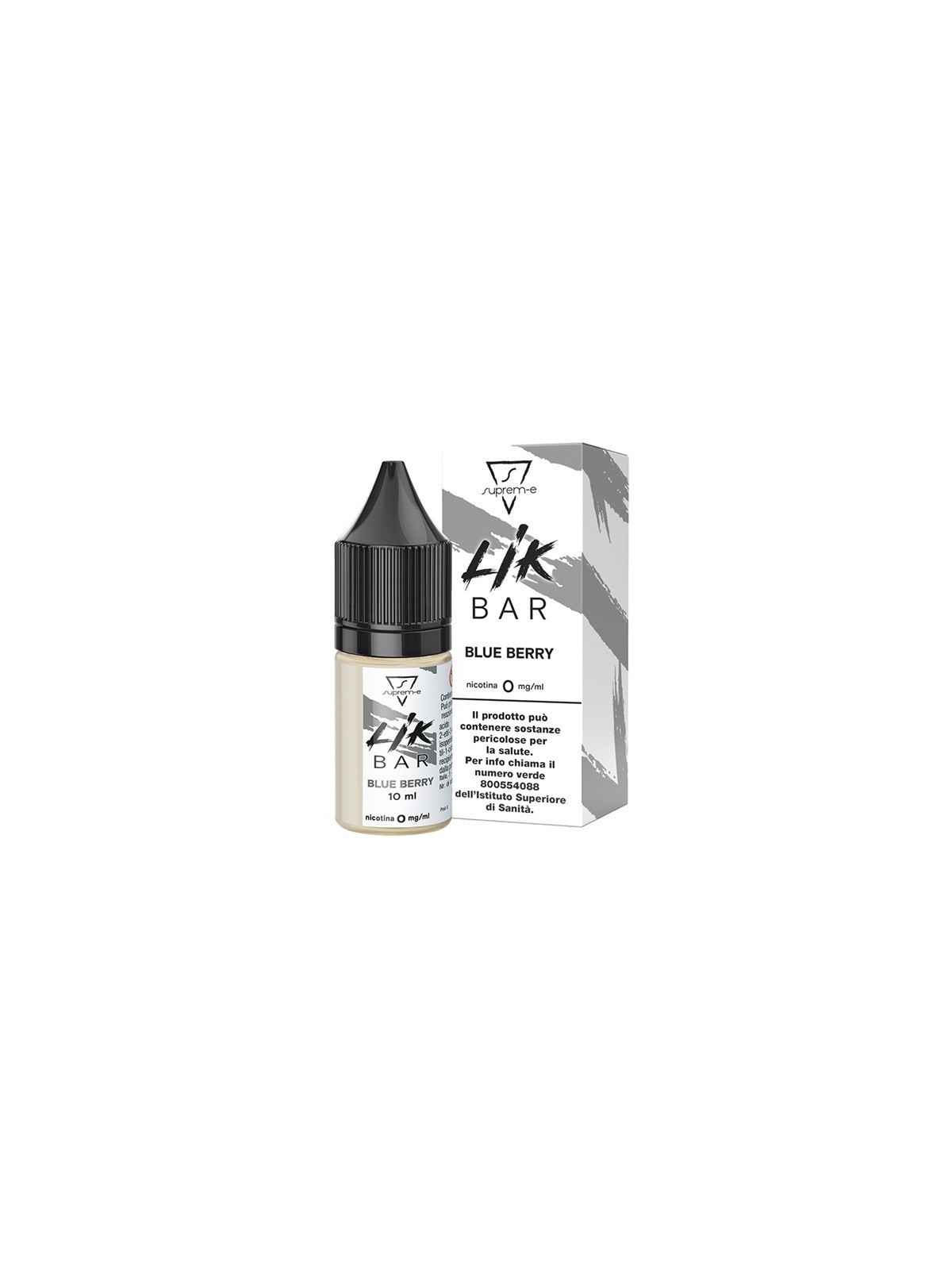 Lik Bar by Suprem-e - BLUEBERRY 0mg - Liquido pronto ai sali di nicotina 10ml