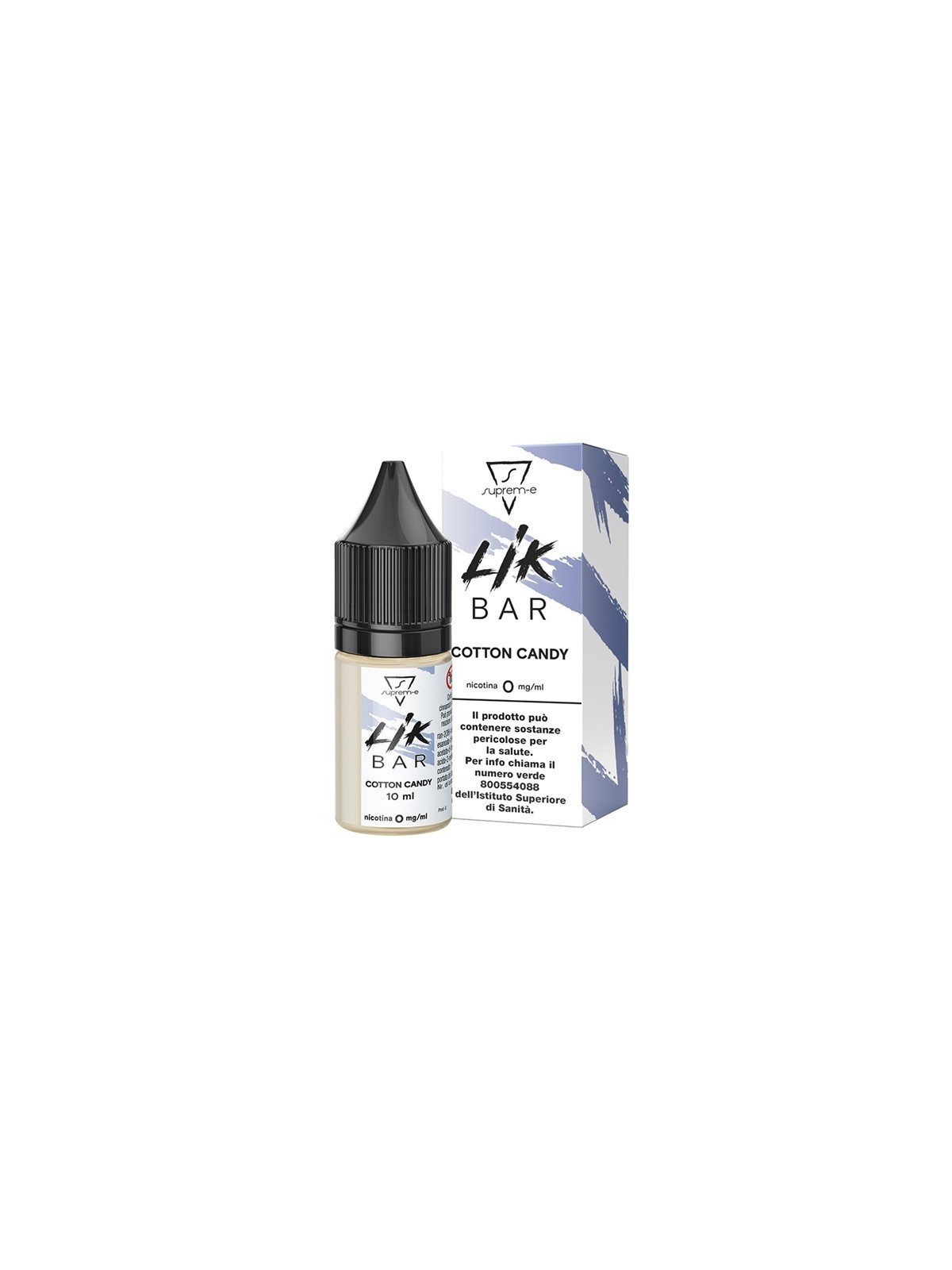 Likbar by Suprem-e - COTTON CANDY 0mg - Nicotine salts ready liquid 10ml