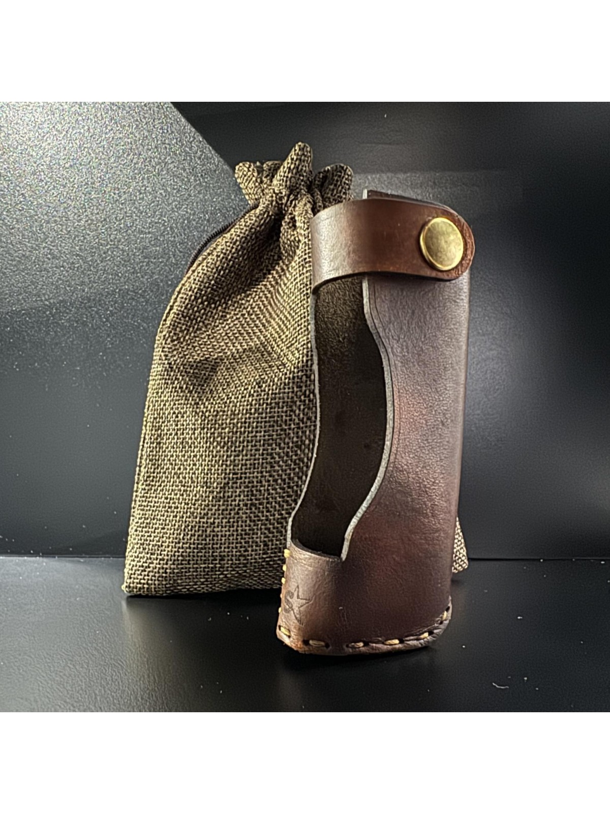 Kiwi 2 COVER IN CUOIO by Cover per Svapatori - OLD BROWN