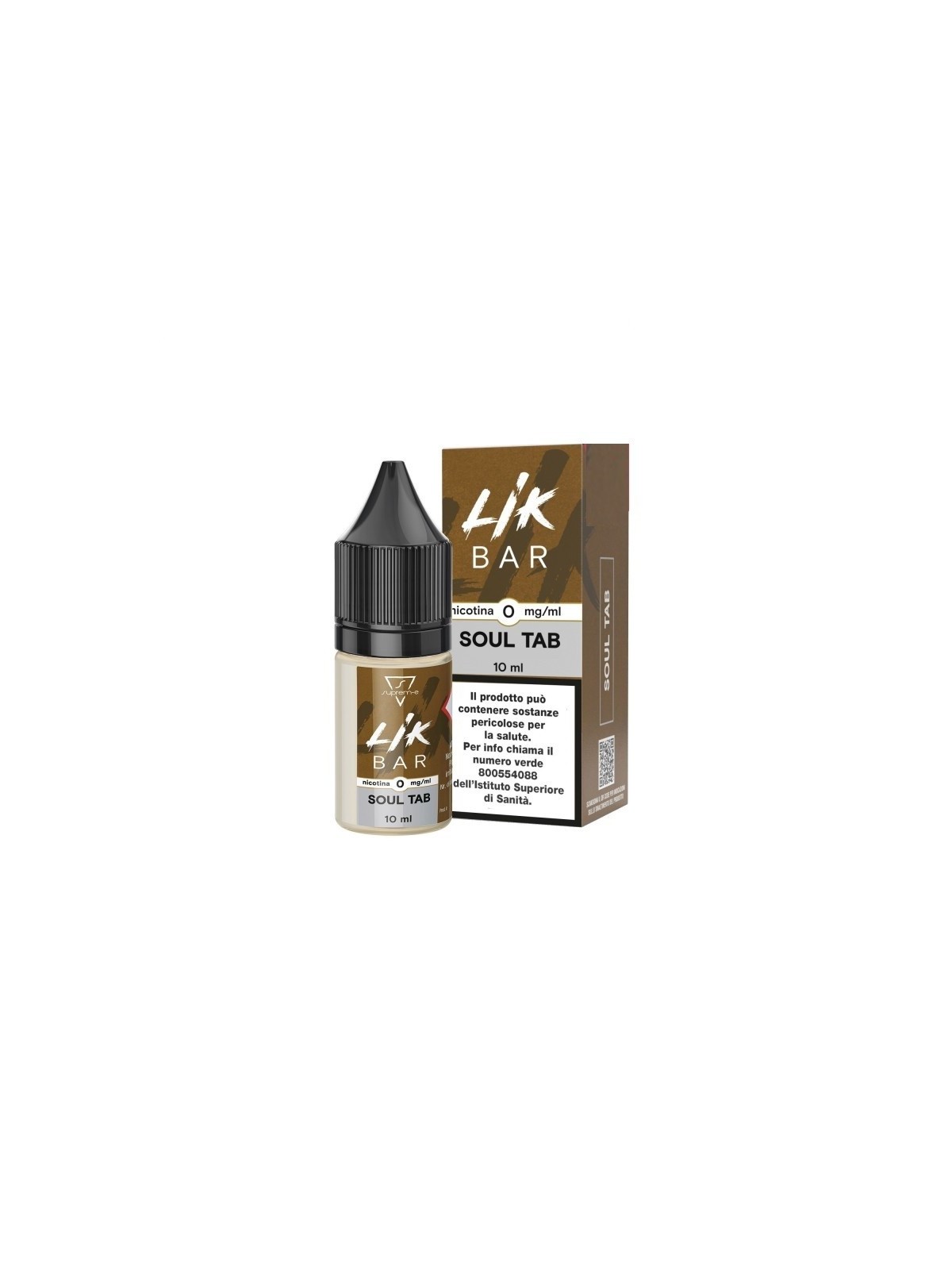 Lik Bar by Suprem-e - SOUL TAB 0mg - Liquido pronto ai sali di nicotina 10ml