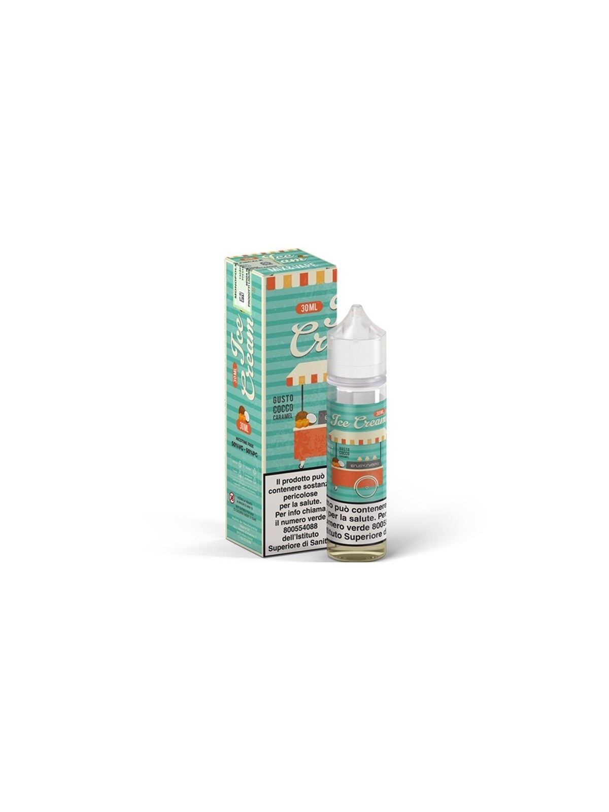MIX AND VAPE - Enjoysvapo - COCCO CARAMELLO ICE CREAM - Liquido 30ml