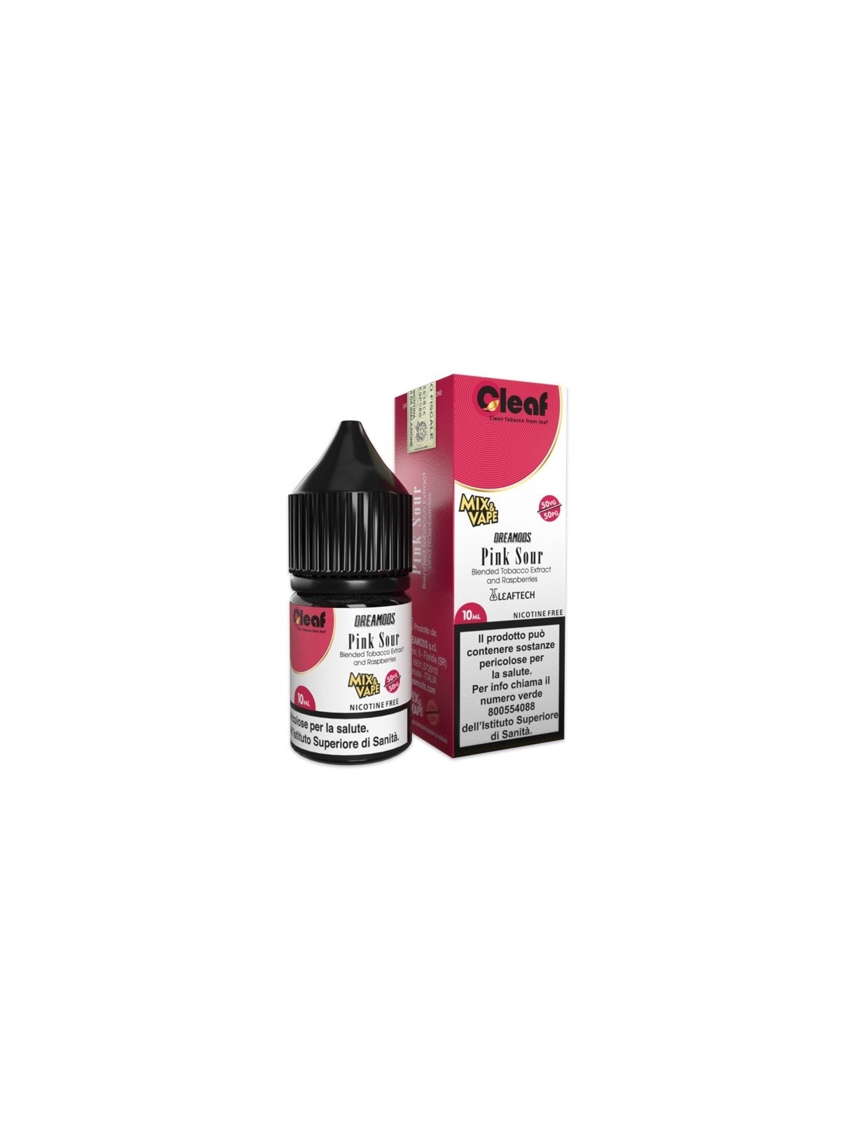 MINI SHOT - Dreamods - Cleaf - PINK SOUR - aroma 10+10 in flacone da 20ml