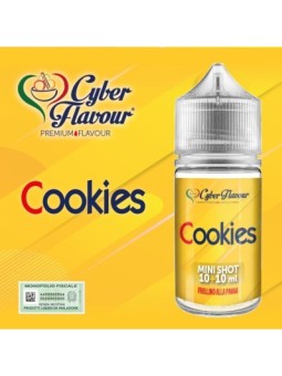 MINI SHOT - Cyber Flavour - COOKIES - aroma 10+10 in flacone da 30ml