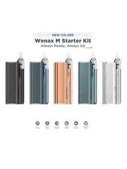 Geekvape - WENAX M STARTER KIT CON POWER BANK 400 + 2500Mah - New Colors