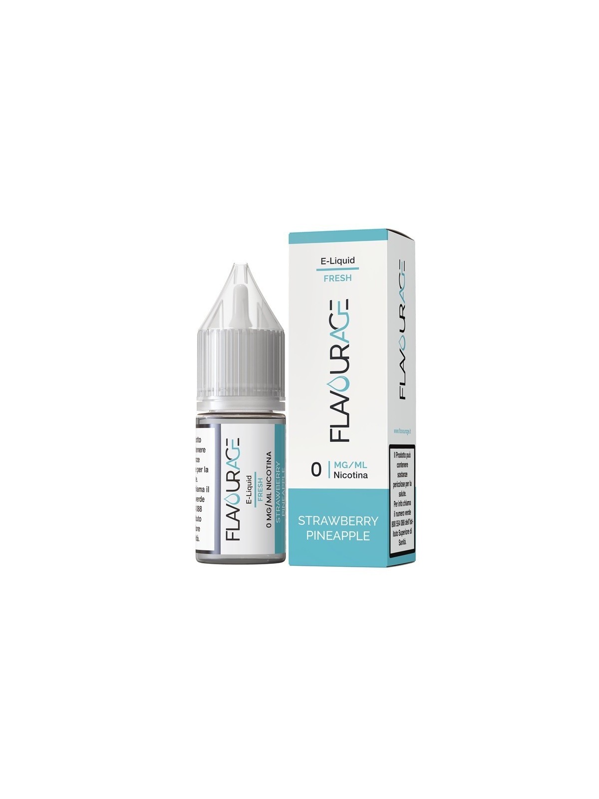 Flavourage - STRAWBERRY PINEAPPLE  0mg/ml - Liquido pronto 10ml