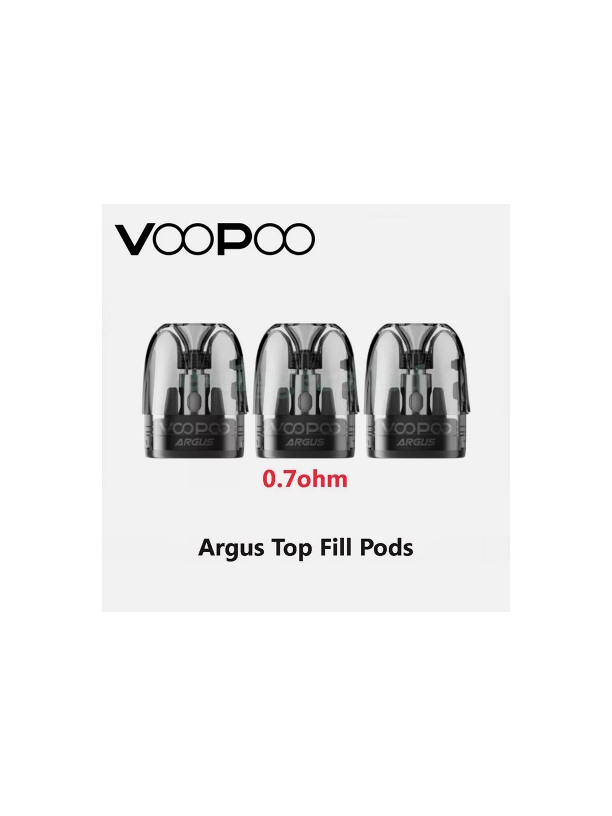 Voopoo -  Argus POD DI RICAMBIO TOP FILL 0,7ohm 2ml - 3 PEZZI