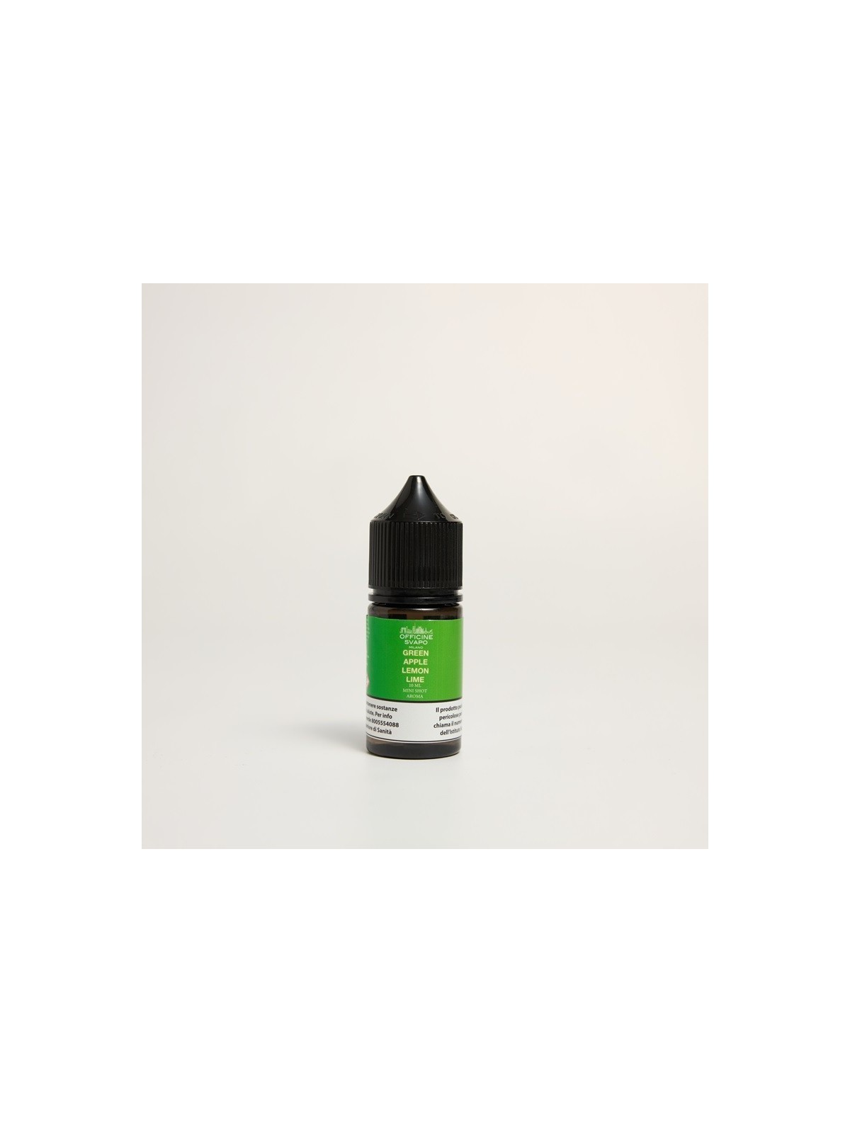 MINI SHOT - Officine Svapo - Fruity - GREEN APPLE LEMON LIME - aroma 10+10 in flacone da 20ml
