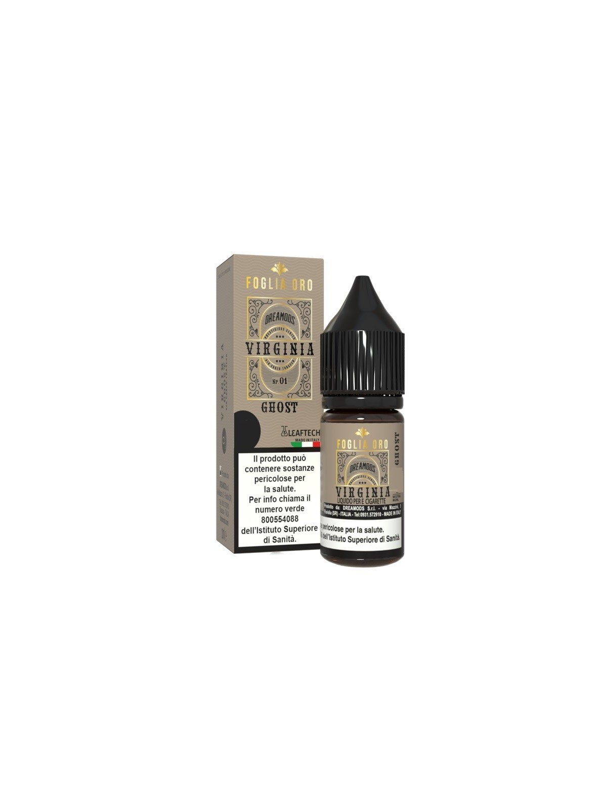 copie de copie de copie de Dreamods - Classici - TOBACCO GOLD 8mg/ml - Liquido pronto 10ml