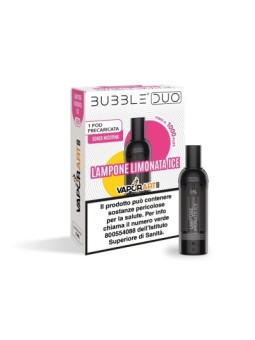 Vaporart - BUBBLE DUO POD PRECARICATA 0mg/ml - LAMPONE LIMONATA ICE - 1 PEZZO