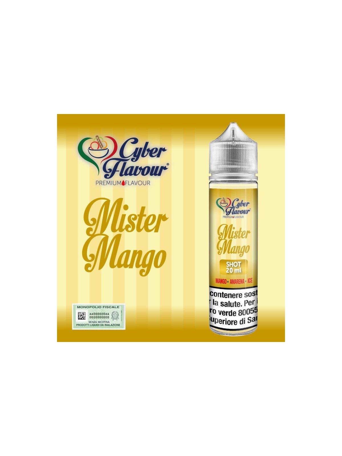 SHOT - Cyber Flavour - MISTER MANGO - aroma 20+40