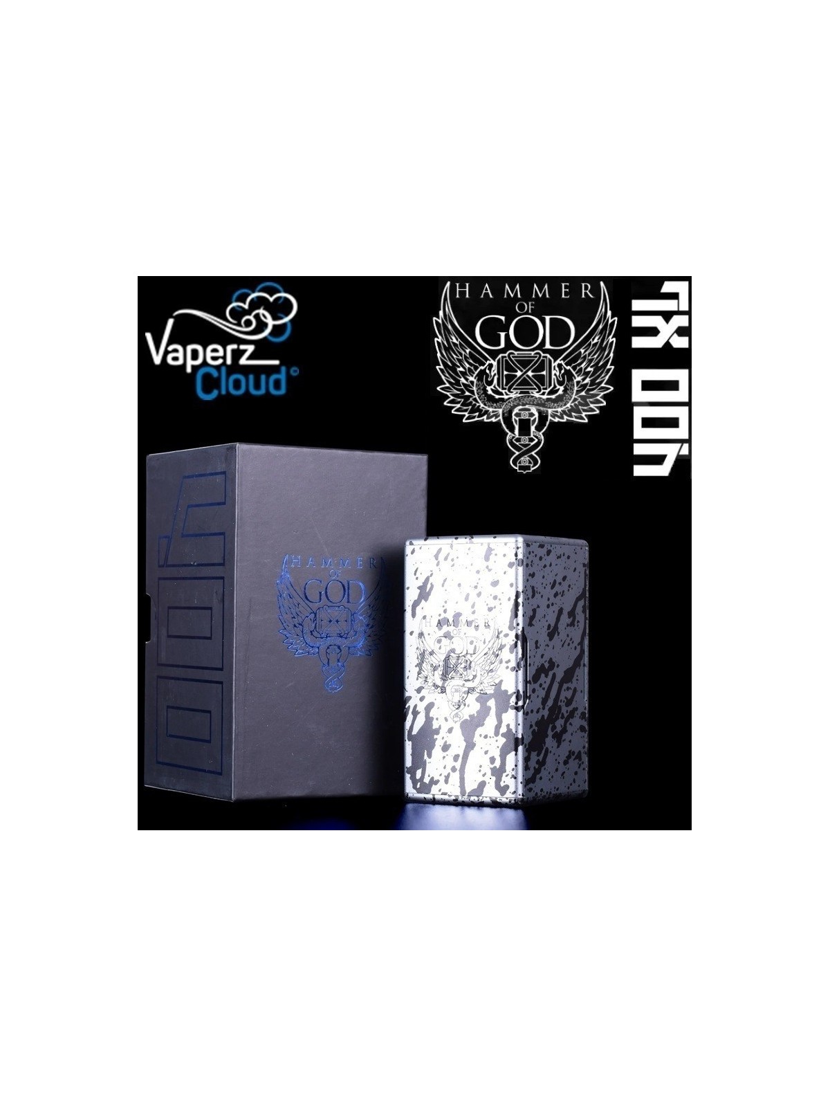 Vaperz Cloud - HAMMER OF GOD 400 XL - Gunmetal