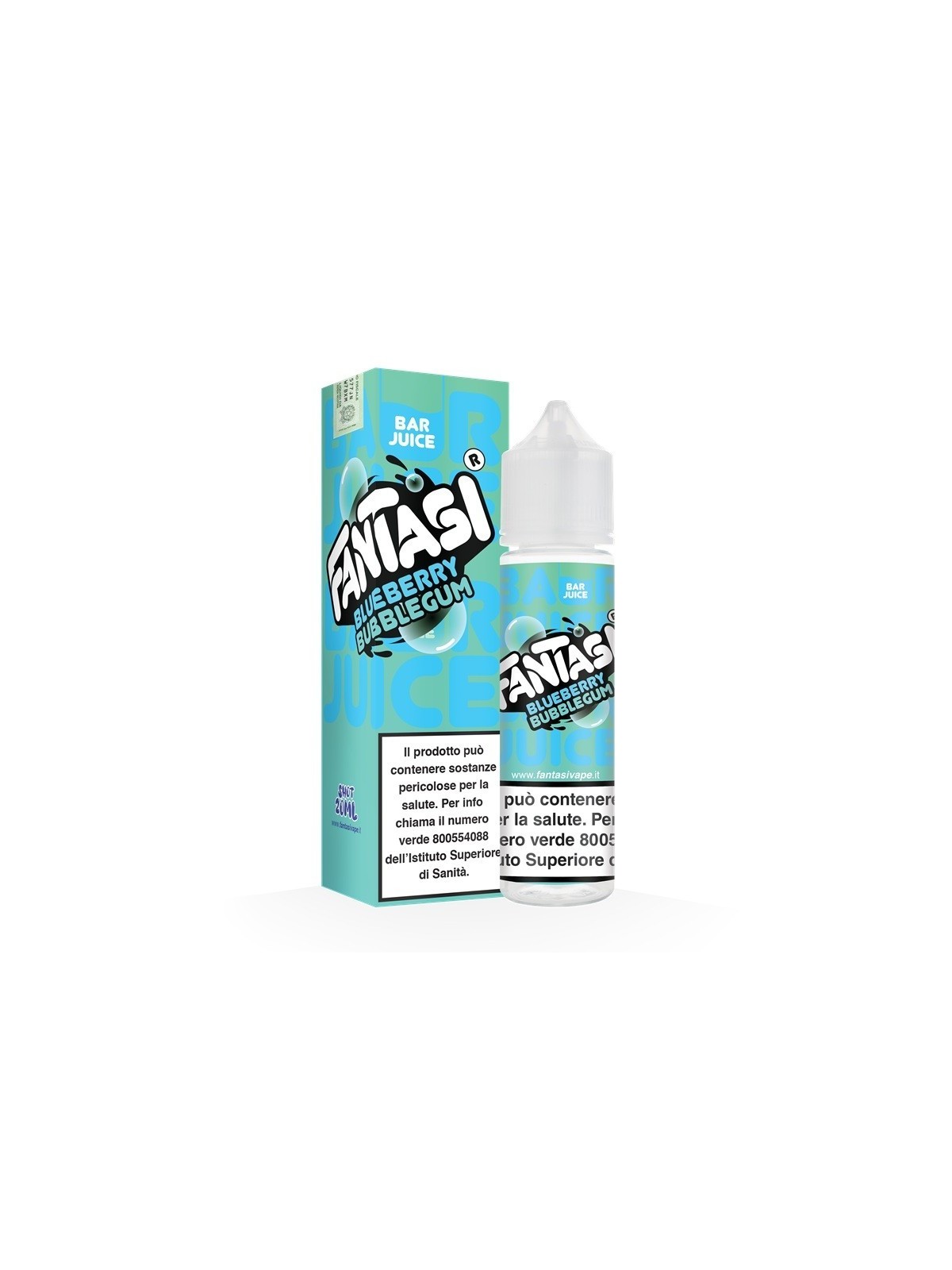 SHOT - Fantasi - BLUEBERRY BUBBLEGUM - aroma 20+40 in flacone da 60ml
