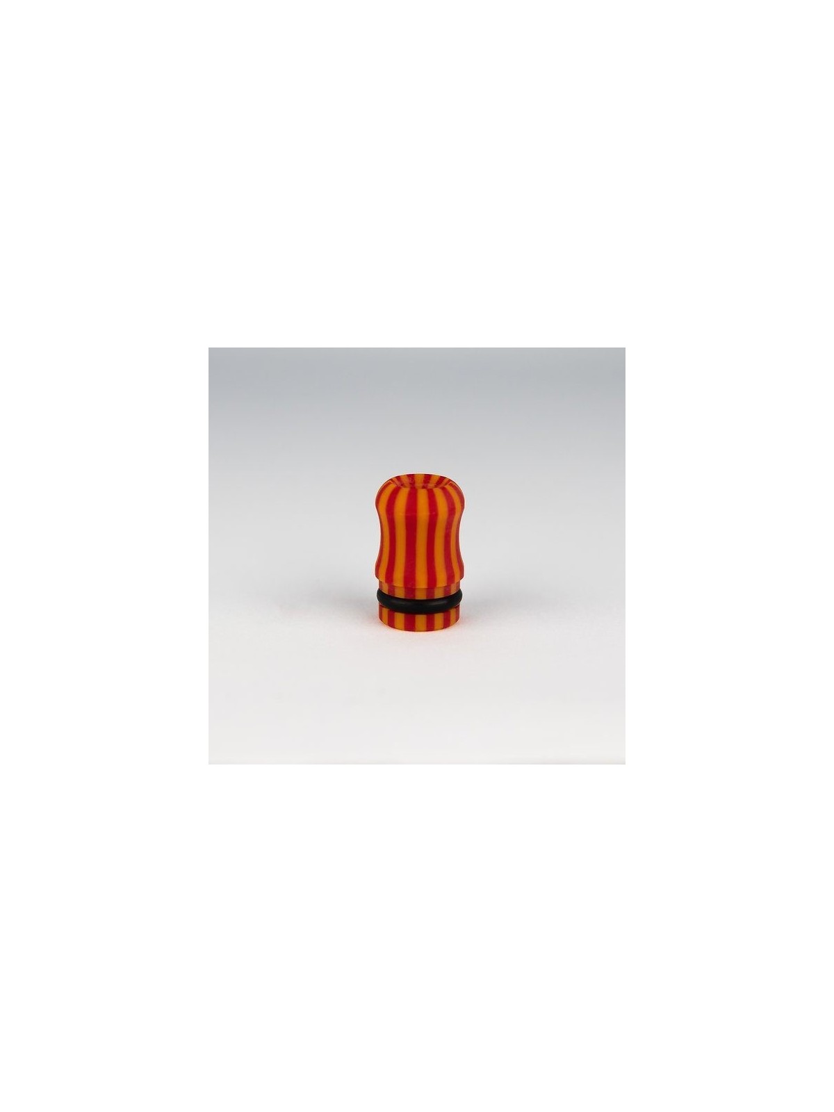 Officine Svapo DRIP TIP OFFICINE Galalite - Red/Orange striped